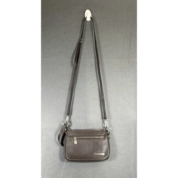 Montana West Crossbody Bag Womens Brown Genuine Leather Hair-On Hide Western - Picture 7 of 16